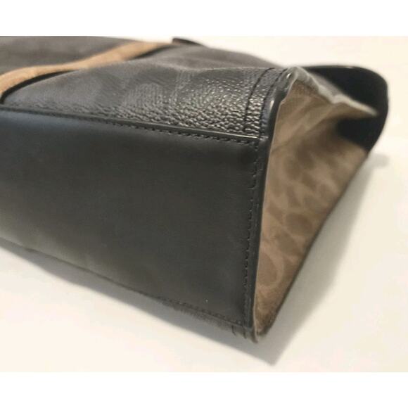 Coach 5079 2-Way Leather Metropolitan Portfolio Messenger Bag W/ Strap 15x12x3.5 - Picture 11 of 16